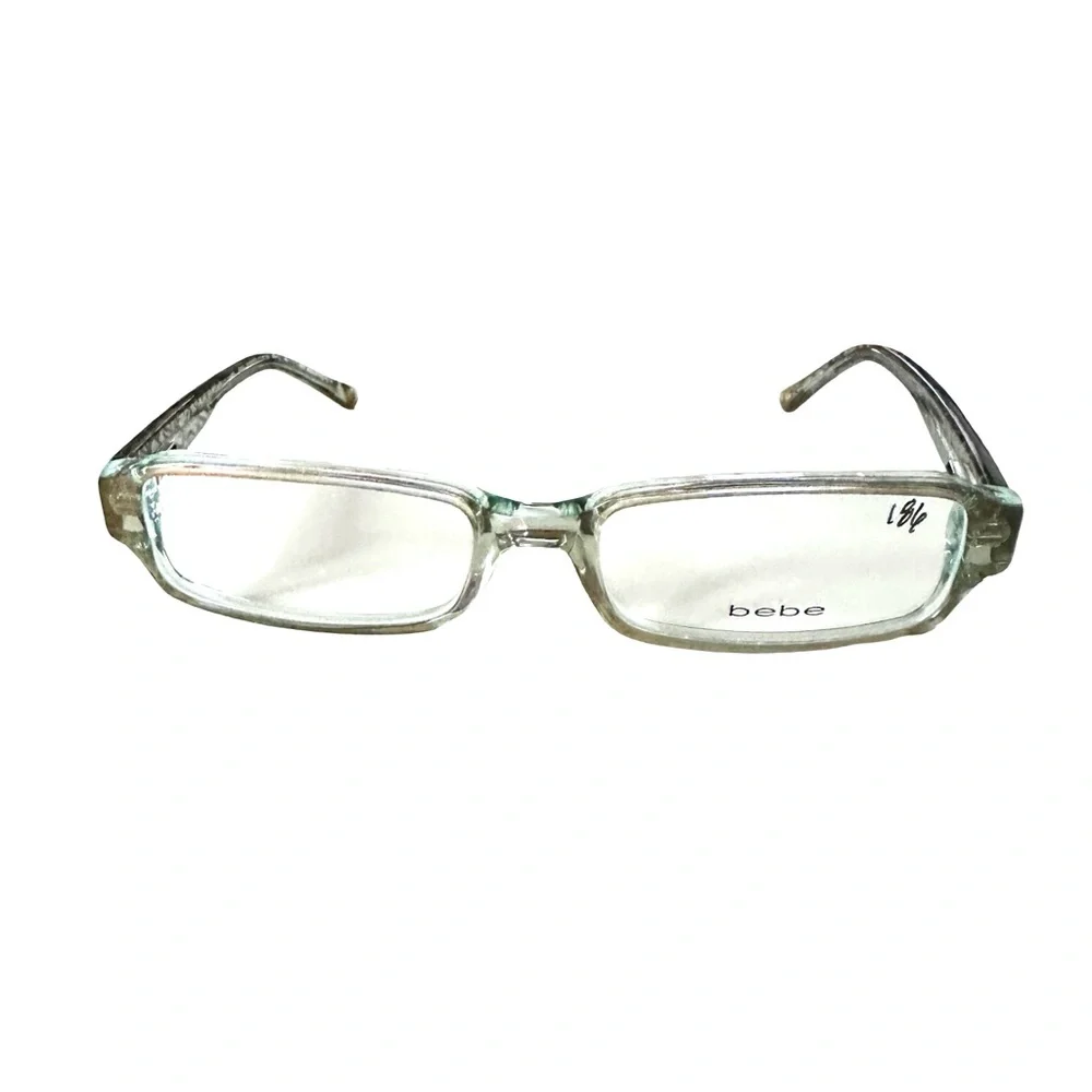 bebe Señorita Citron Glasses Frames Yellow Rectangular Spring Hinges 49-16-130